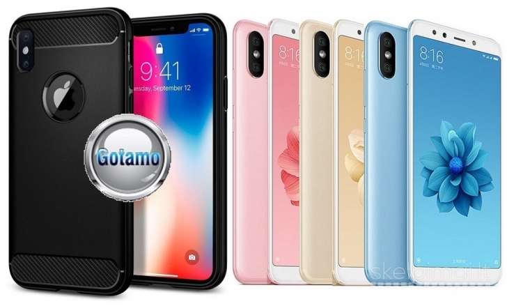 2436 Siege dėklai nugarėlės Xiaomi Mi A2 / Mi 6X telefonams WWW.G23.LT
