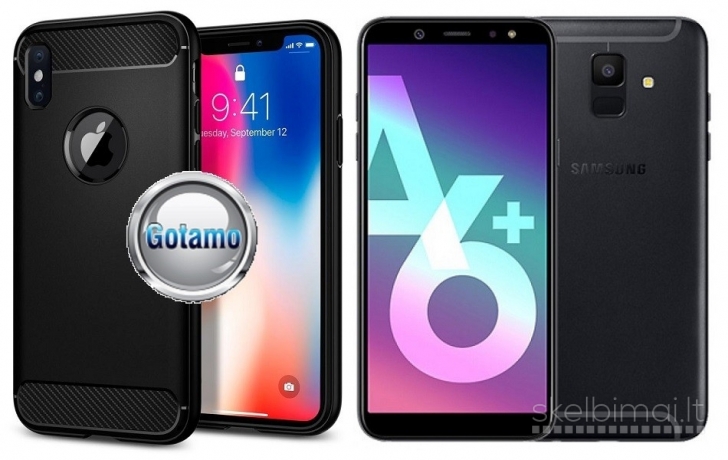 2441 Siege dėklas nugarėlė Samsung Galaxy A6 Plus (2018) WWW.G23.LT