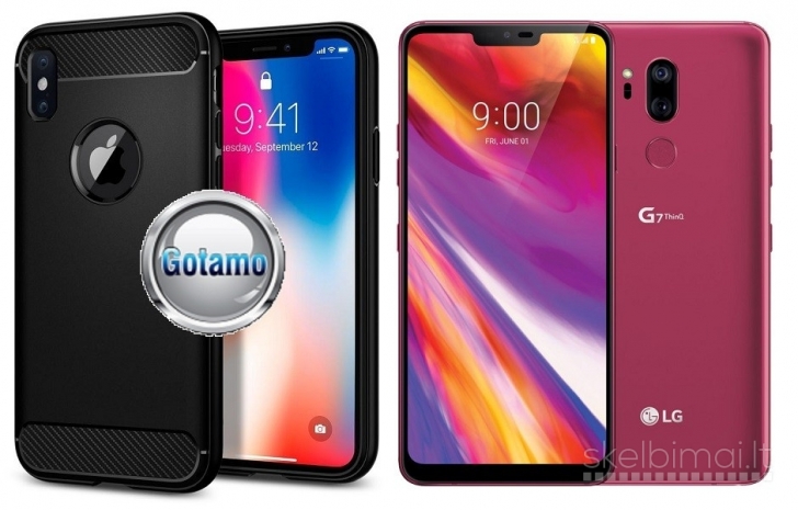 2444 Siege dėklas nugarėlė LG G7 ThinQ telefonui WWW.G23.LT