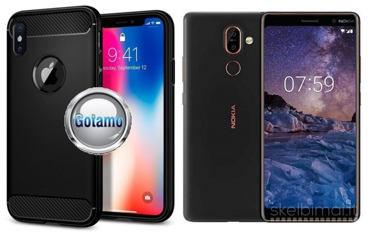 2457 Siege dėklas nugarėlė Nokia 7 Plus telefonui WWW.G23.LT