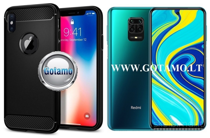 2482 Siege dėklai Xiaomi Redmi Note 9S / Redmi Note 9 Pro WWW.G23.LT