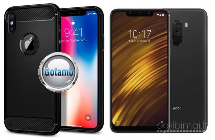 2490 Siege dėklas nugarėlė Xiaomi Pocophone F1 telefonui WWW.G23.LT