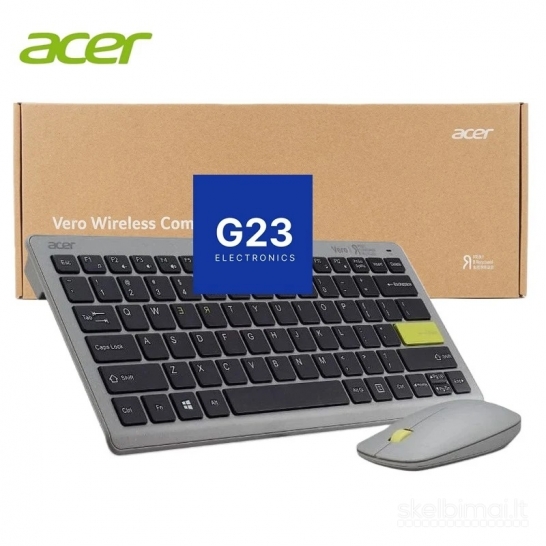 Belaidės klaviatūros ir pelės rinkinys Acer Vero WWW.G23.LT