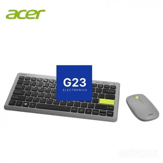 Belaidės klaviatūros ir pelės rinkinys Acer Vero WWW.G23.LT