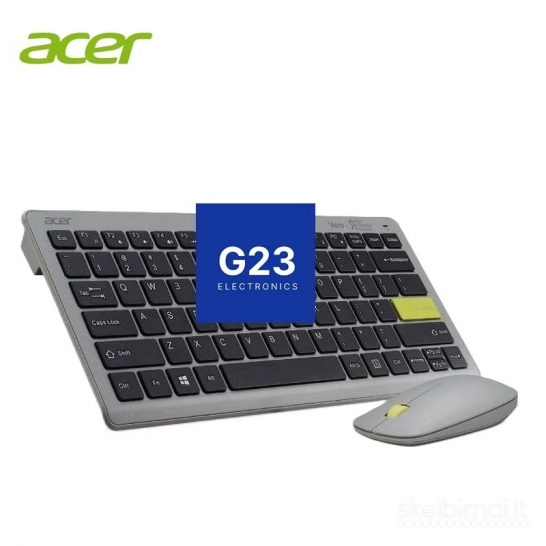 Belaidės klaviatūros ir pelės rinkinys Acer Vero WWW.G23.LT