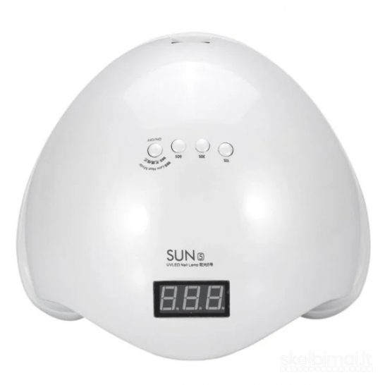 Hibridinė lempa nagams SUN5 48 W UV/LED, balta