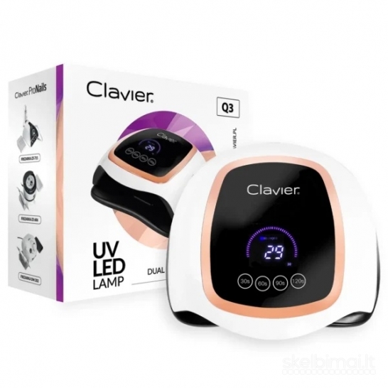 Clavier Q3 UV/LED lempa nagams, iki 168 W, 42 LED