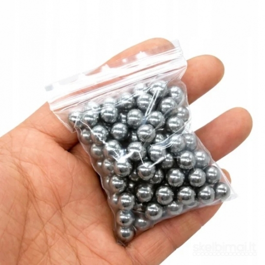 Plieniniai rutuliukai 8 mm, 200 vnt.
