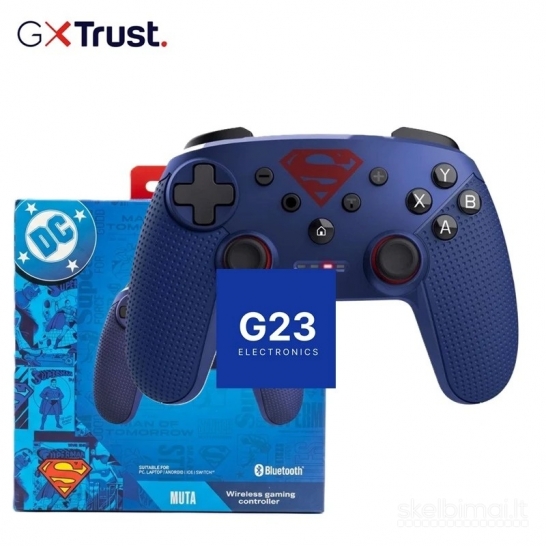 2508 Belaidis pultas Trust GXT 542SM Muta PC Switch mėlynas WWW.G23.LT