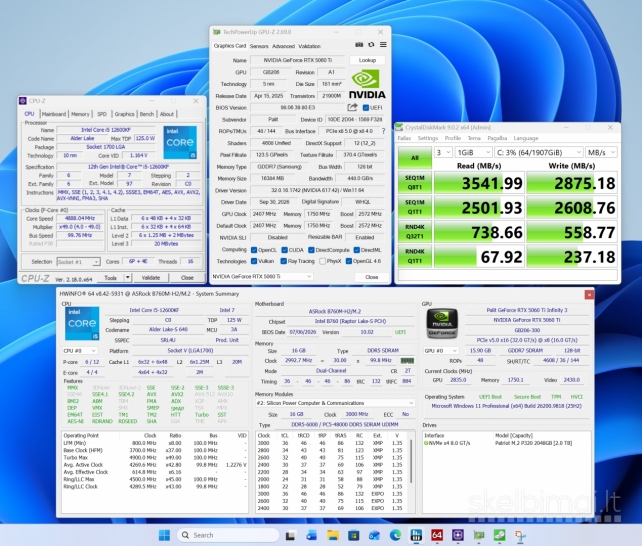 PC Intel i5-12600kf, 16gb/5060ti, 2tb/ssd, 16gb/ddr5, Win11pro