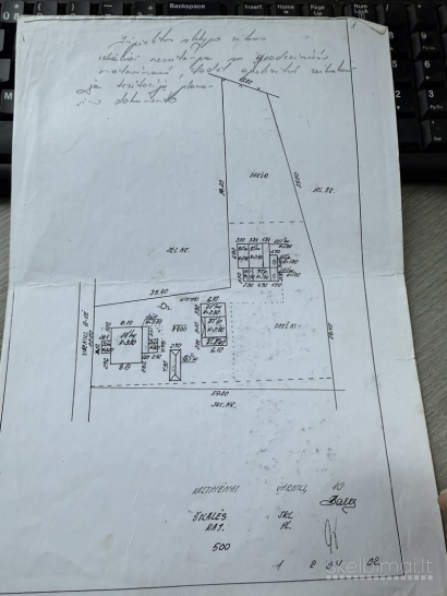 Parduodamos 2/3 dalys 0,29 ha žemės sklypo