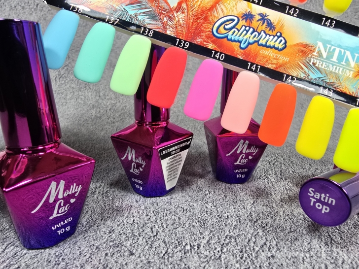 Matinis satininis topas nagams MOLLY LAC SATIN TOP, 10g