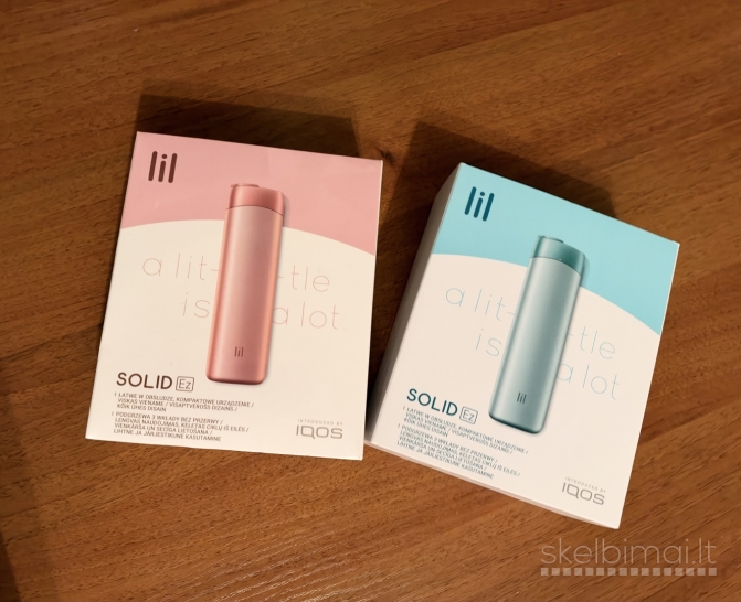 Naujas tabako šildymo įrenginys lil SOLID Ez – Gamykliškai supakuotas