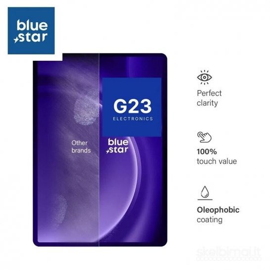 2519 Blue Star stiklas planšetei Samsung Galaxy Tab A9 Plus WWW.G23.LT