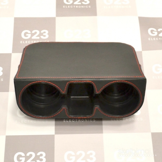 2529 Automobilinis dviejų puodelių ir telefono laikiklis WWW.G23.LT