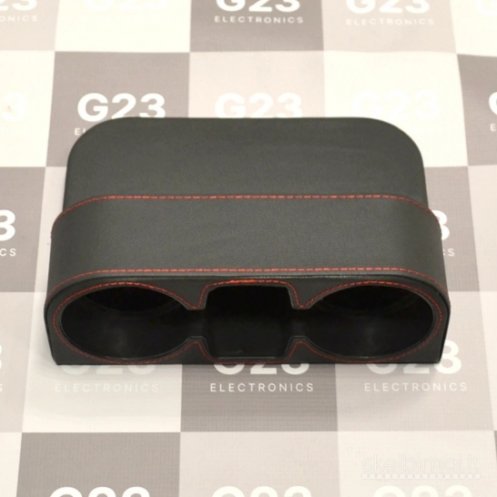 2529 Automobilinis dviejų puodelių ir telefono laikiklis WWW.G23.LT