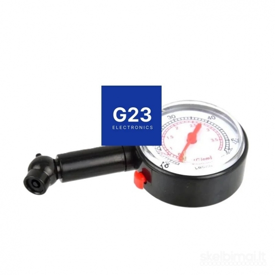 2530 Padangų slėgio matuoklis su manometru WWW.G23.LT
