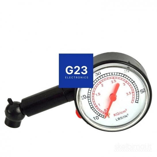 2530 Padangų slėgio matuoklis su manometru WWW.G23.LT