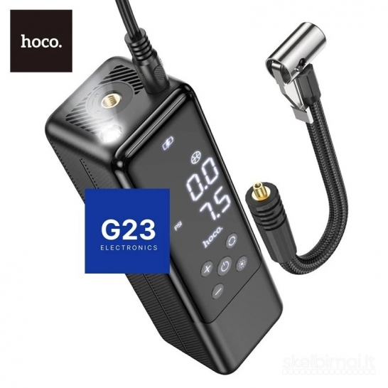2531 Automobilinė pompa ir kompresorius Hoco ZP5 WWW.G23.LT