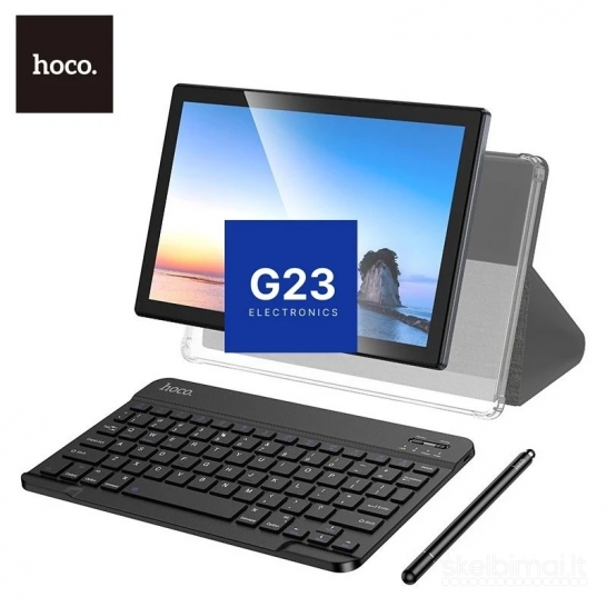 2534 Planšetė Hoco A15 10,1 su dėklu, klaviatūra ir stylus WWW.G23.LT